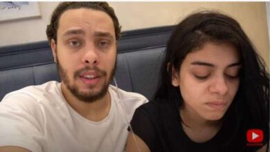 القبض على اليوتيوبر أحمد حسن وزينب زوجته تنهار قبل بدء التحقيقات